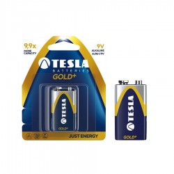 TESLA 9V GOLD+ Alkaline 1ks blister