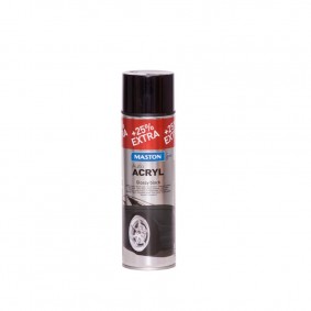 MasAutoACRYL spray Black gloss 500ml
