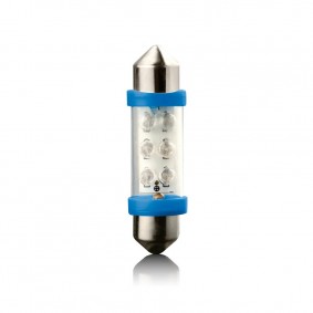 Žiarovka LED SV8,5 BLUE 12V 36mm VECTA